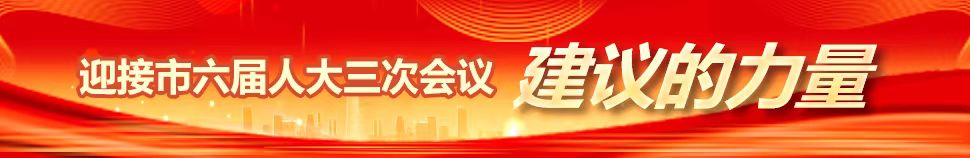 迎接市六届人大三次会议 建议的力量