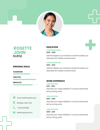 Resume CV - Nurse