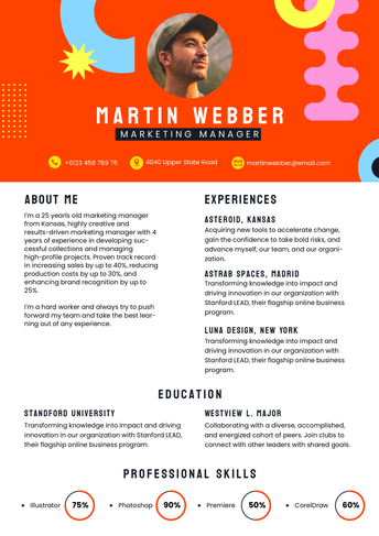 Resume A4- Marketing