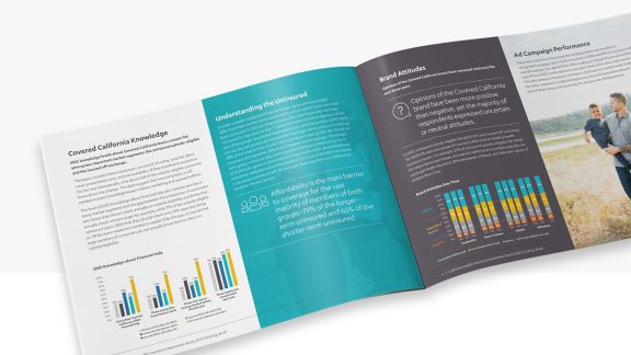 Printed booklet with rich data displayed