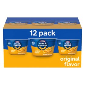 Kraft Original Macaroni and Cheese Easy Microwavable Dinner 12 pk.