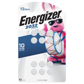 Energizer 2032 3V Lithium Coin Batteries, 12 pk.