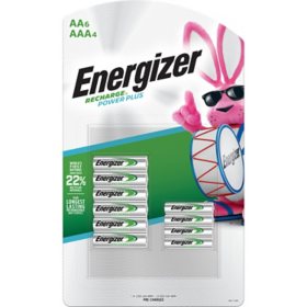 Energizer Recharge Power Plus AA & AAA, 10 pk.