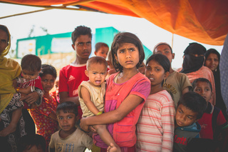 Rohingya camps at Cox's Bazar, Bangladesh