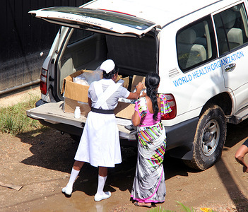 mobile clinic WHO van