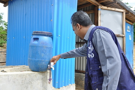 Rohingya settlement's in Cox's Bazar, Bangladesh.