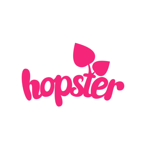 Hopster logo.