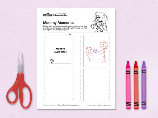 Printable Mommy Memories.