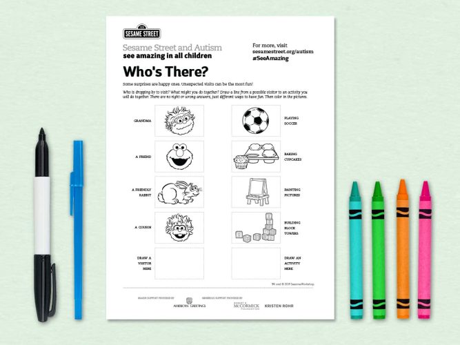 Who’s There? printable.