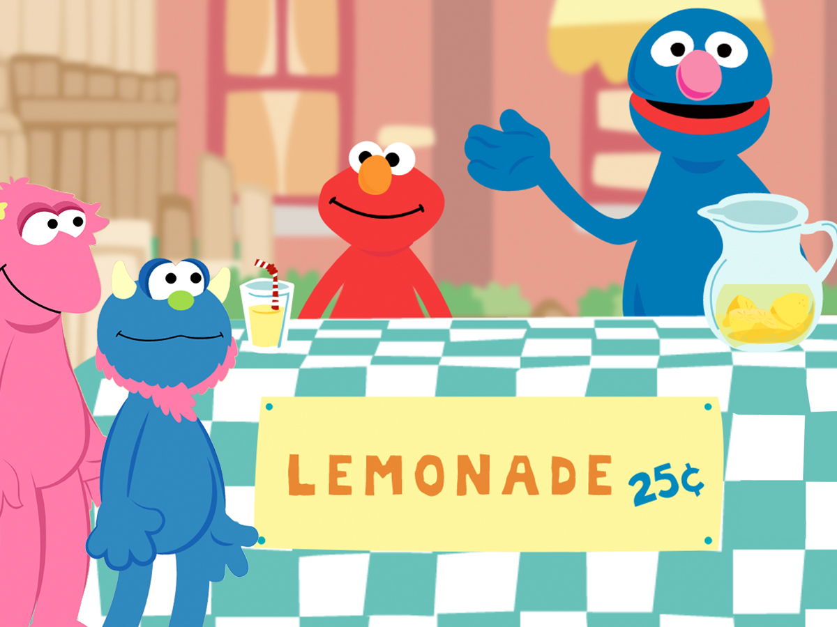 Elmo and Grover's Lemonade stand game