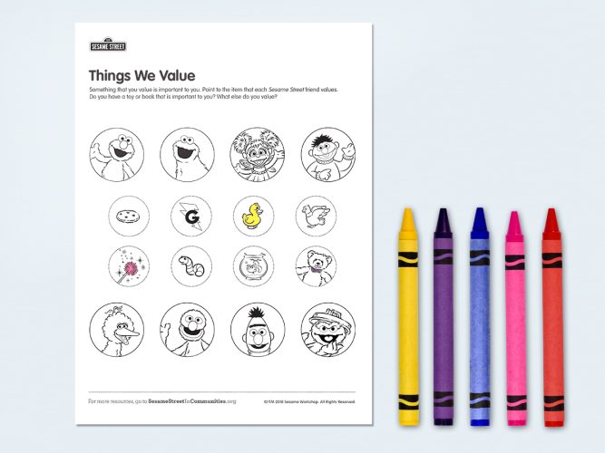 Things we Value Printable