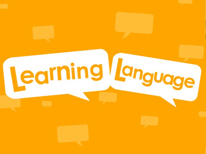 Learning language Infographic