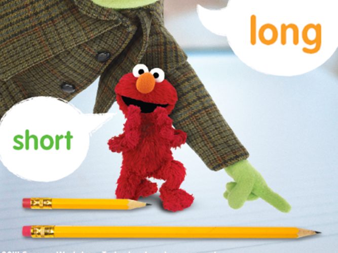 Elmo measuring pencils