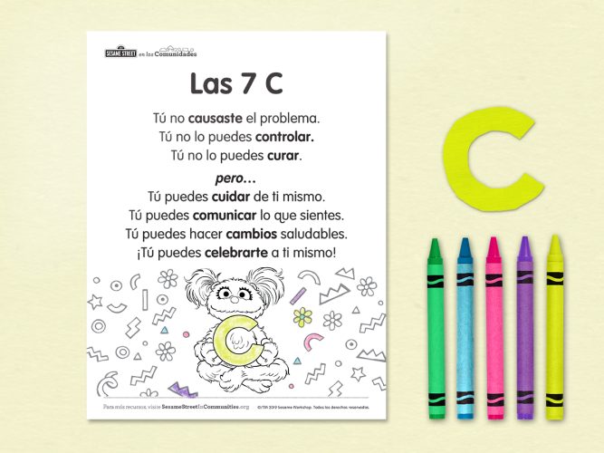 ¡Recuerda las C! coloring page.