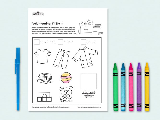 Volunteering: I’ll Do It! printable.