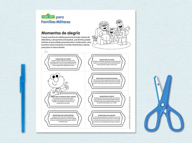 Los momentos alegres printable.