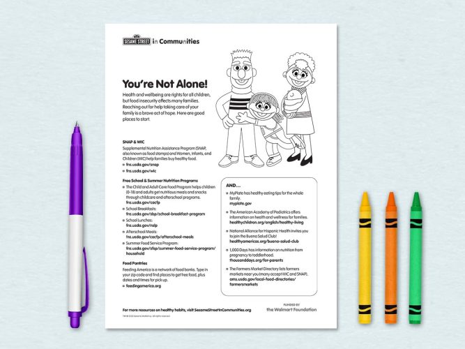 You’re Not Alone printable.