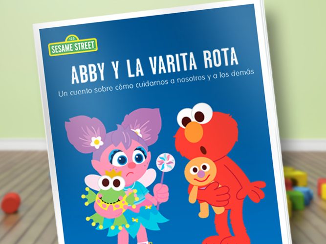 Abby y la varita rota storybook.