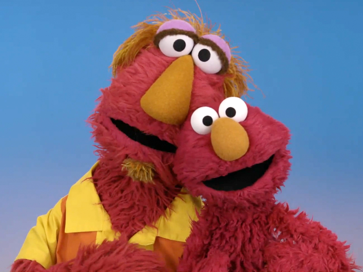 Elmo and his dad Louie.