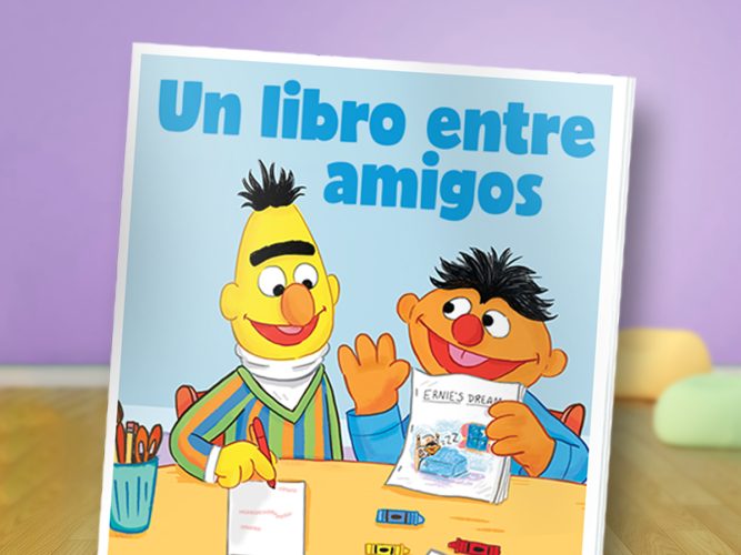 Compañeros de lectura storybook with Bert and Ernie.