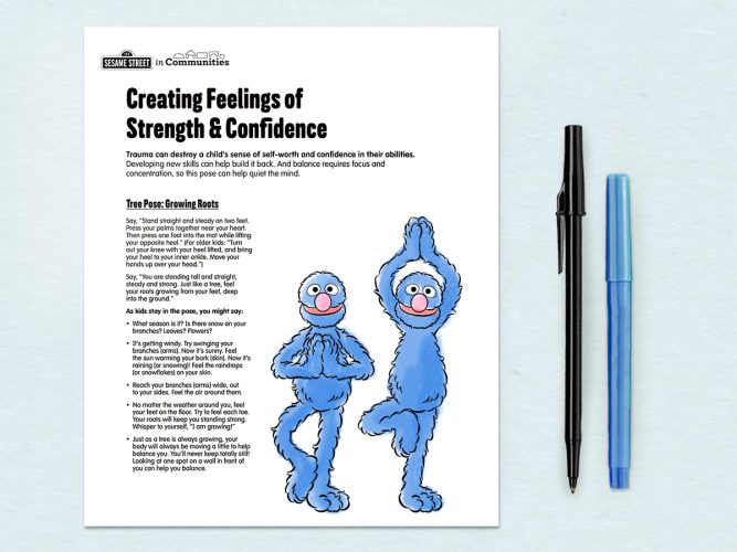 Creating Feelings of Strength and Confidence printable.