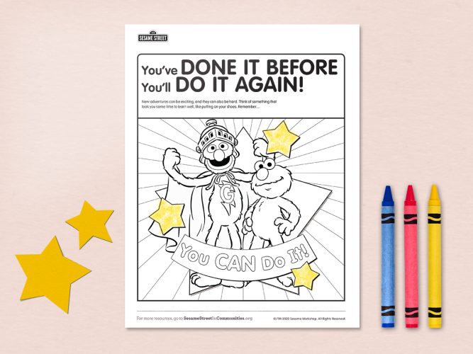 You’ve Done It Before, You’ll Do It Again coloring page.