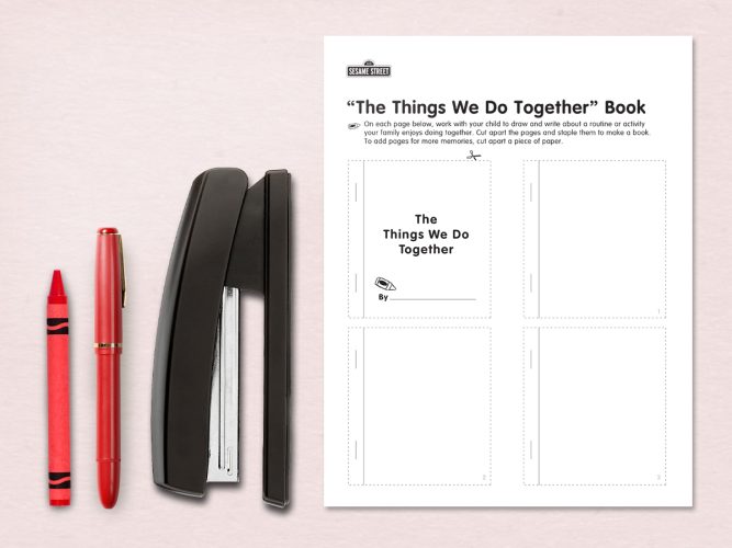 The Things We Do Together printable.