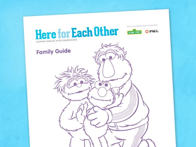 Here For Each Other family guide.