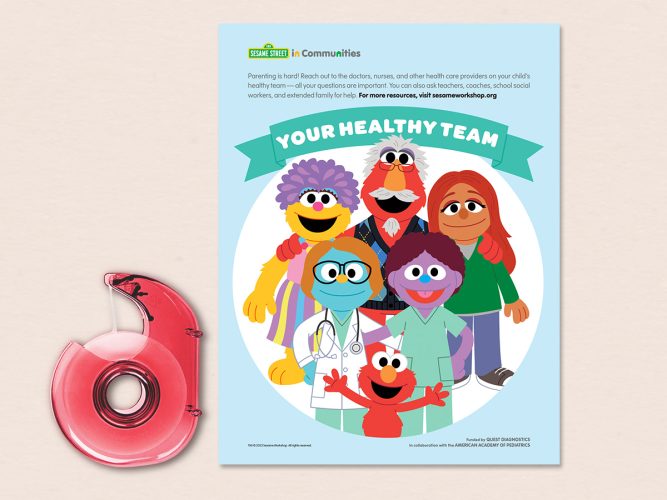 Your Healthy Team poster.