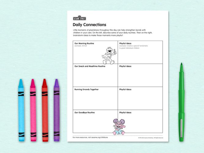 Daily Connections printable.