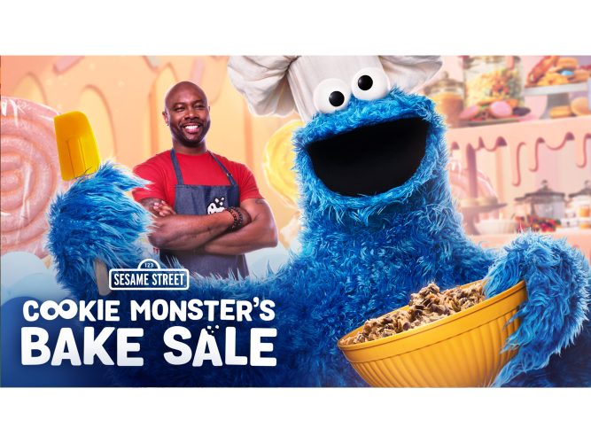 Cookie Monster's Bake sale.