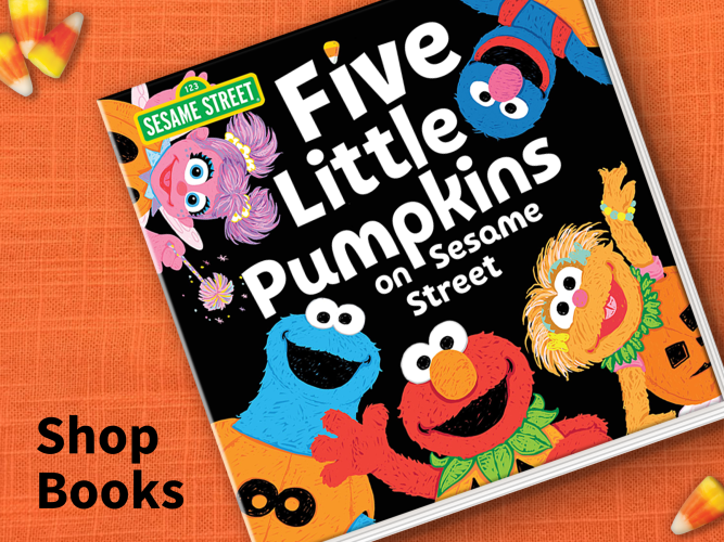 Five Little Pumpkins on Sesame Street