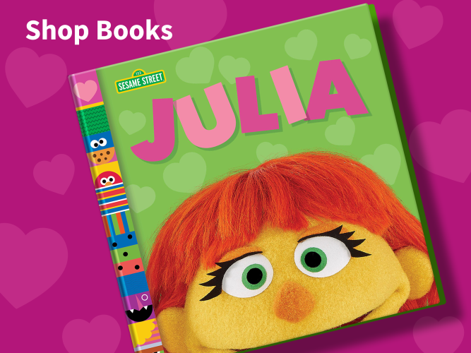 Julia (Sesame Street Friends) Book.