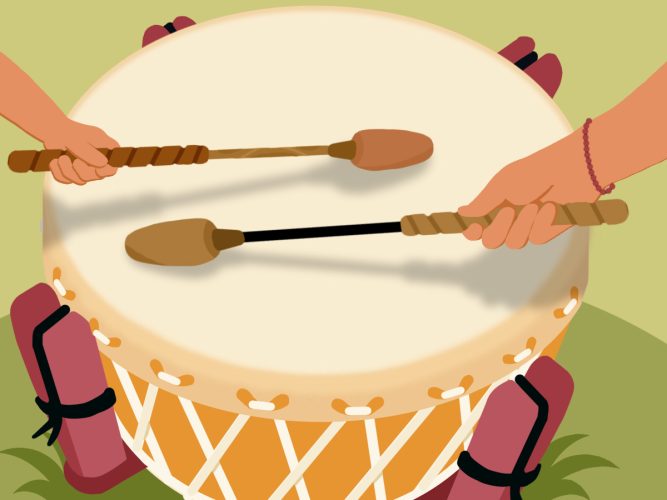 A drum.