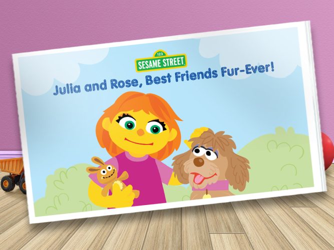 Julia and Rose Best Friend Fur-Ever Storybook.