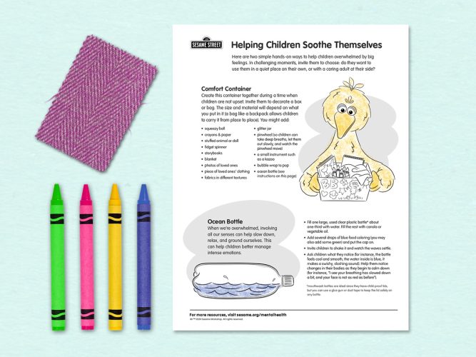 Helping Children Soothe Printable.