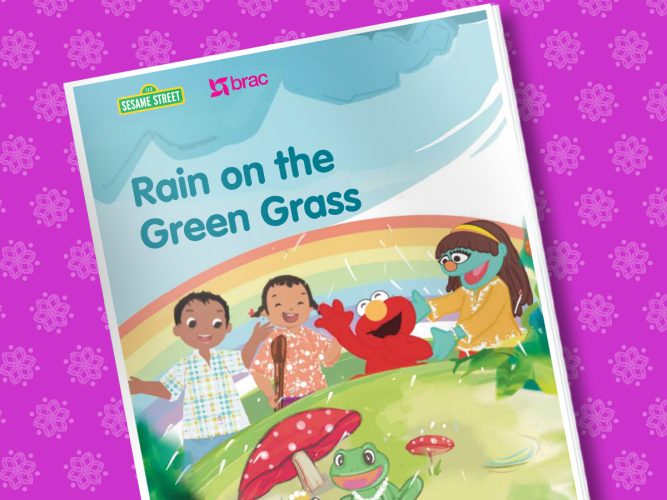 Rain On the Green Grass- English storybook