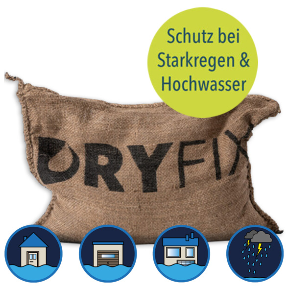 Dryfix Jutesäcke mit Granulat