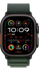 Apple Watch Ultra 2 Schwarz Titangehuse 49 mm