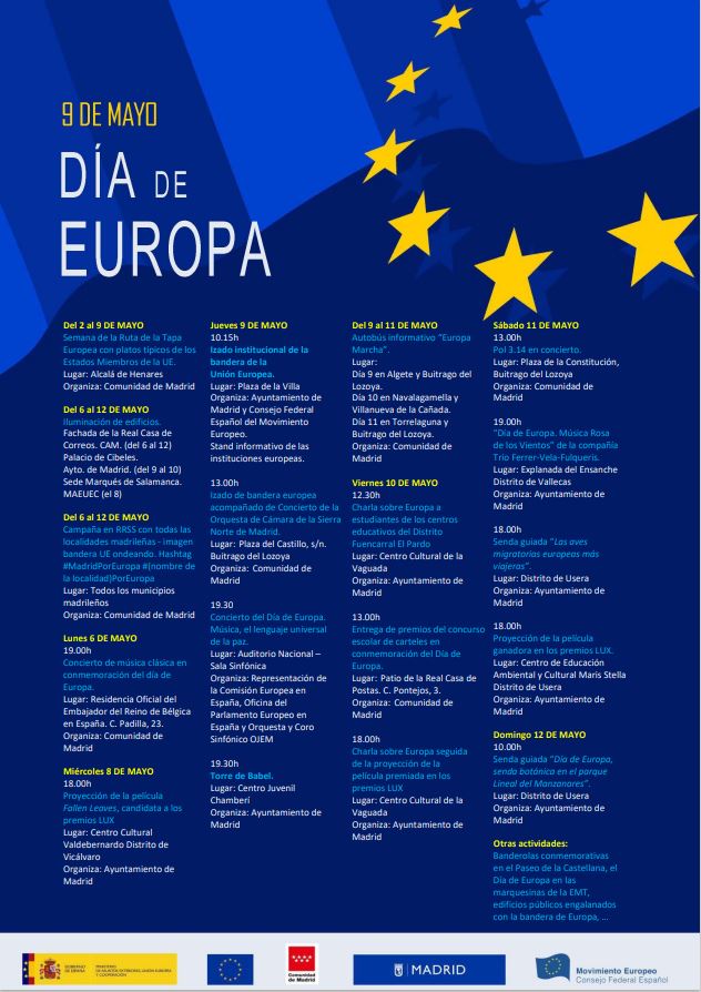 AGENDA DÍA DE EUROPA 2024