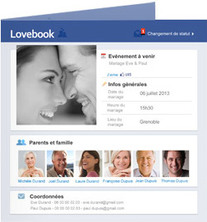 Faire-part de mariage Lovebook