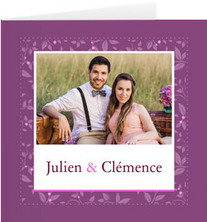 Faire-part de mariage Callicarpa