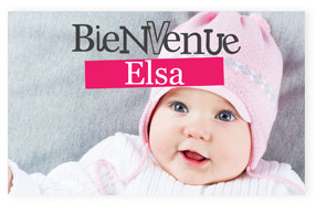 Faire-part de naissance Elsa