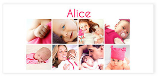 Faire-part de naissance Alice