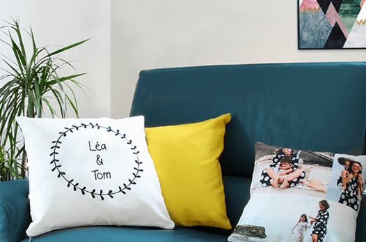 Coussin personnalisé