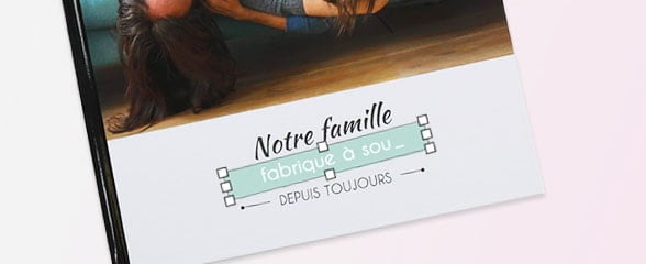 couverture album photo personnalisable