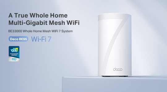 TP-Link Unveils World’s 1st Whole Home Mesh WiFi 7 System — Deco BE95