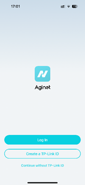 Click on or Tap “Sign Up” in agient app