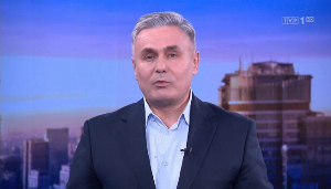 Marek Czyż w TVP, Fot. Wirtualnemedia.pl