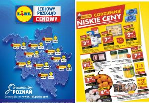 materiały reklamowe Lidla i Biedronki